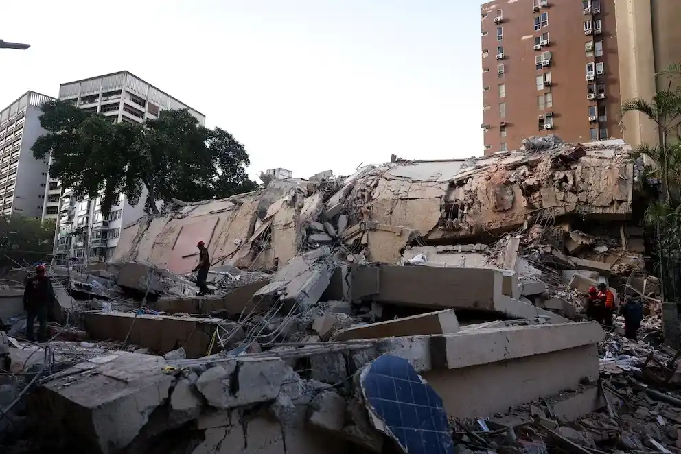 Imágenes de los destrozos causados tras la tragedia en Venezuela.