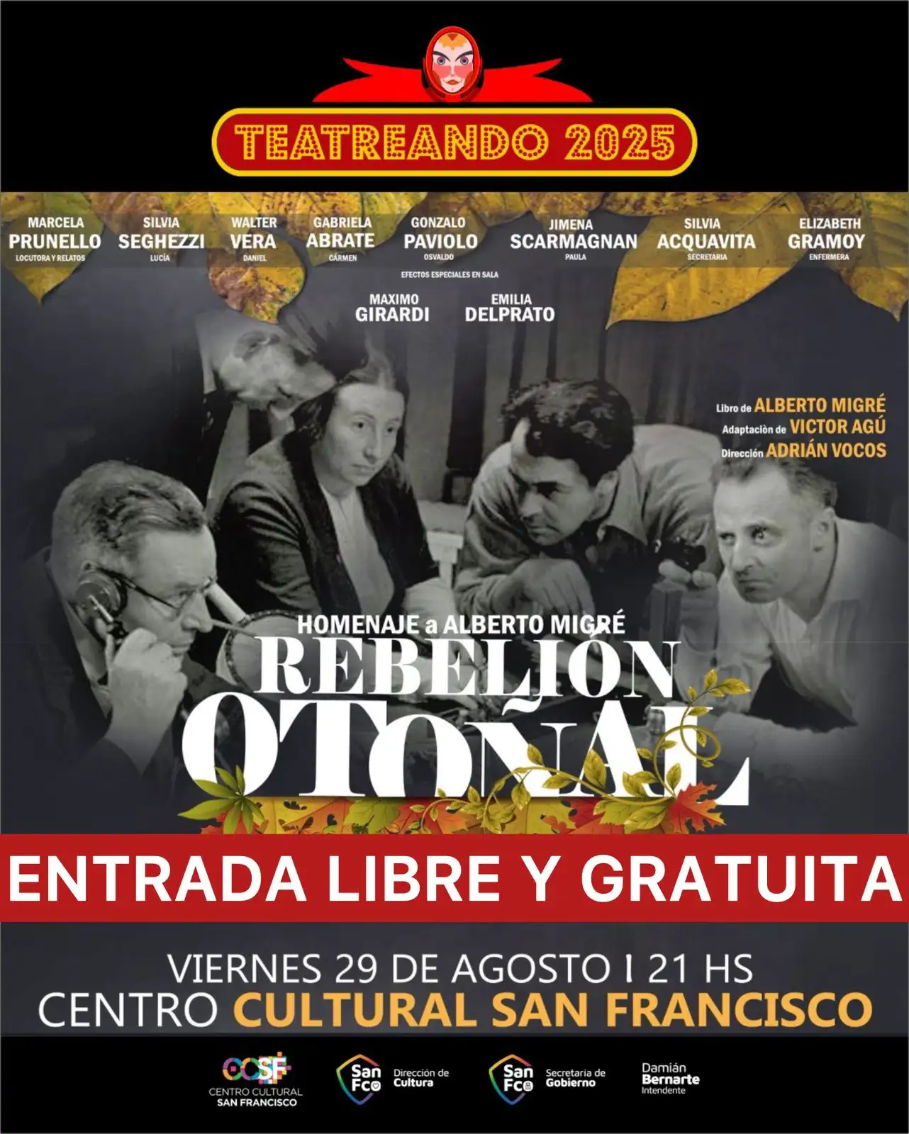 Teatrando 2025 Rebelión Otoñal