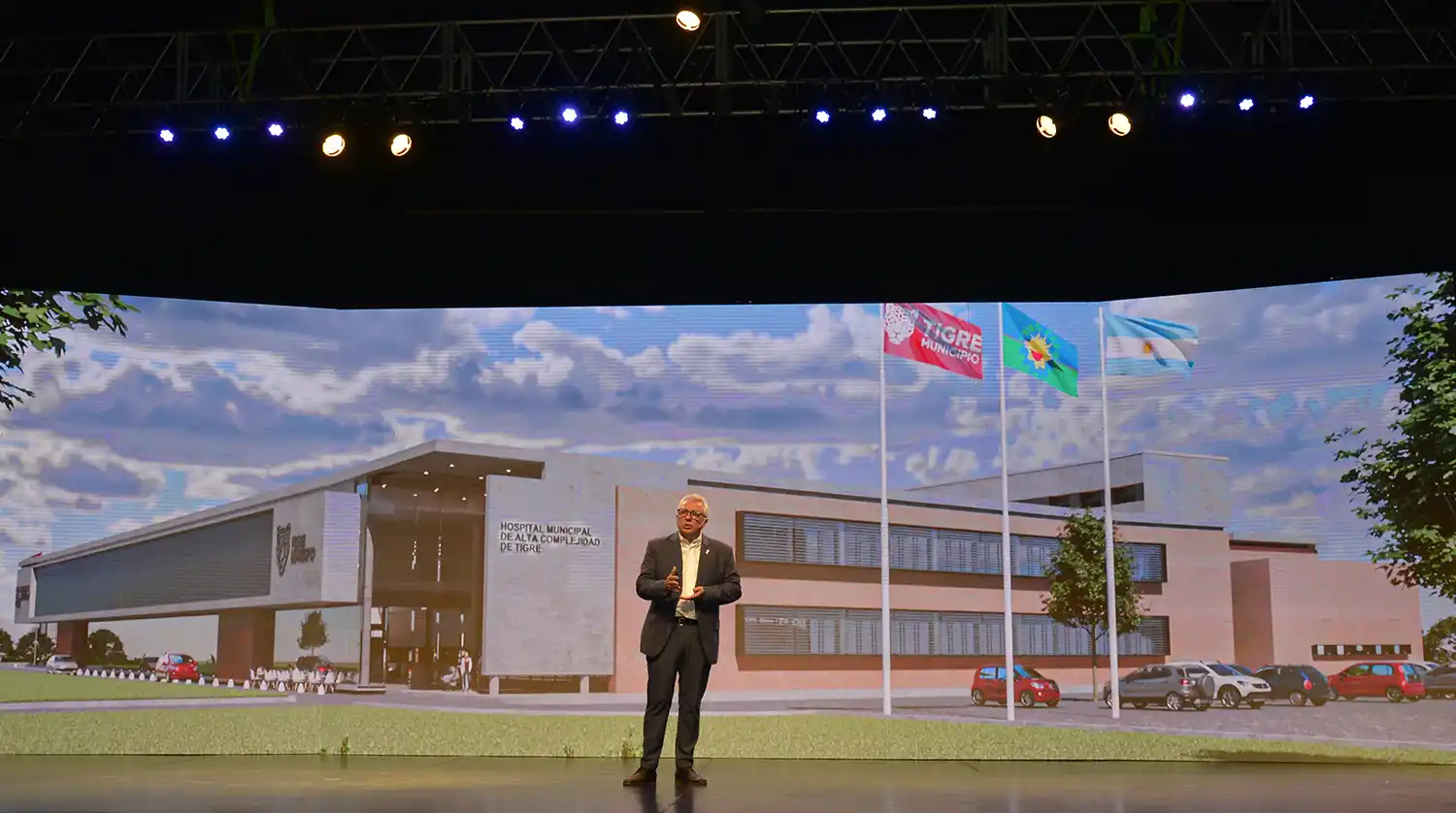Tigre: Zamora presentó proyecto del nuevo Hospital Municipal de Alta Complejidad