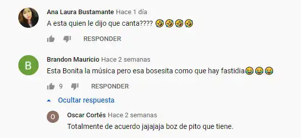 Los detractores de Marjorie de Sousa no se cansan de señalarle lo que no les gusta. Foto: YouTube