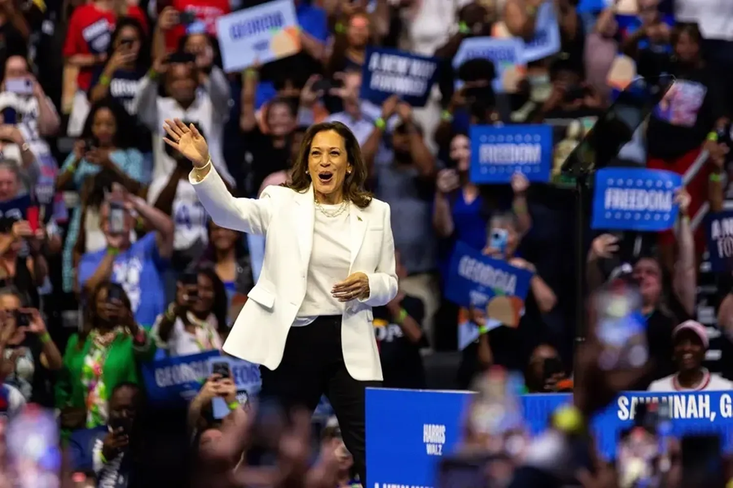 Kamala Harris pidió el fin de las hostilidades en Medio Oriente