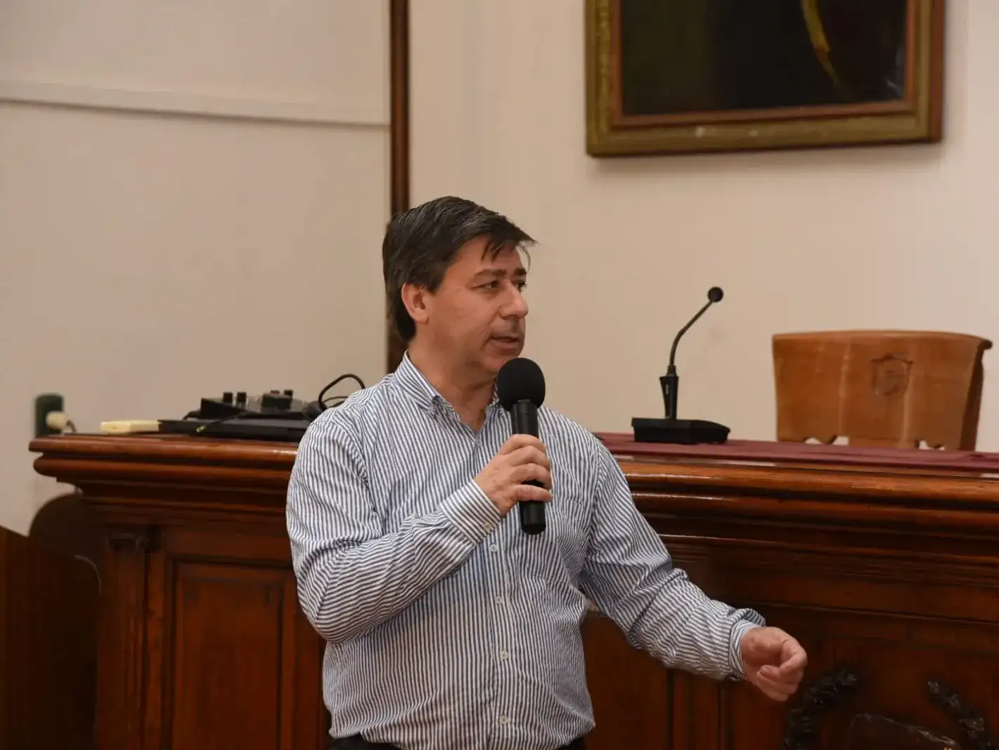 El secretario de Economía, Raúl Moyano.