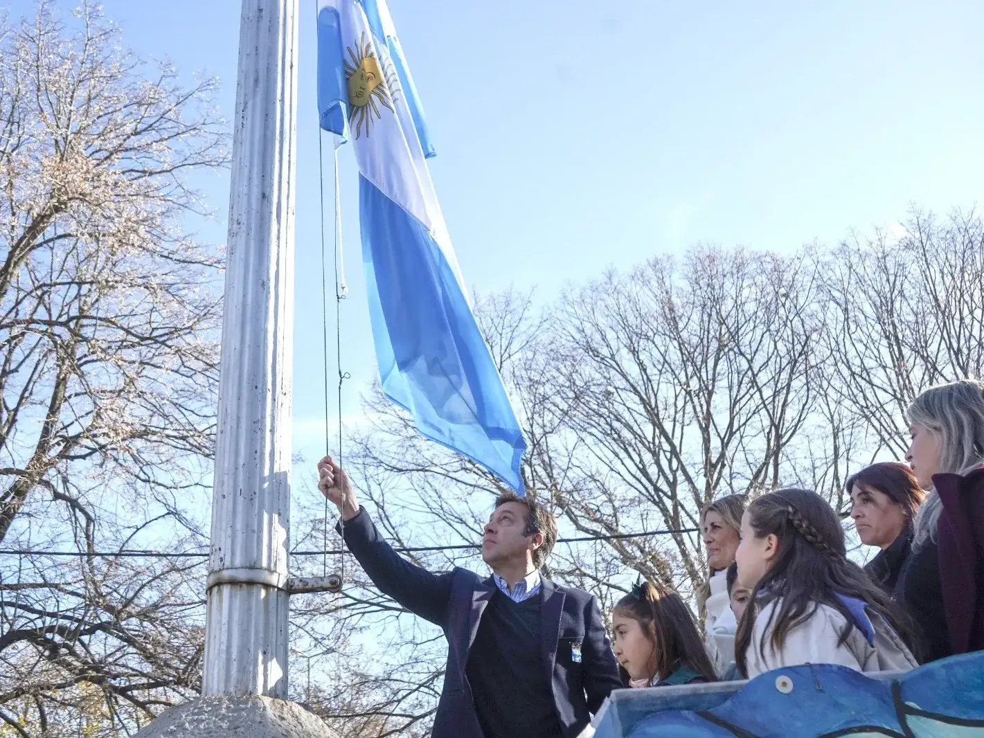 Izamiento de la bandera