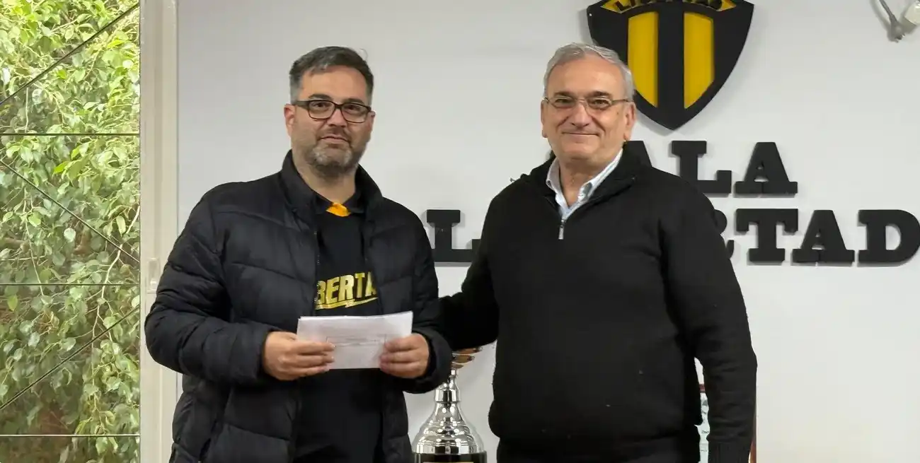 Calvo en el Club Libertad de Sunchales