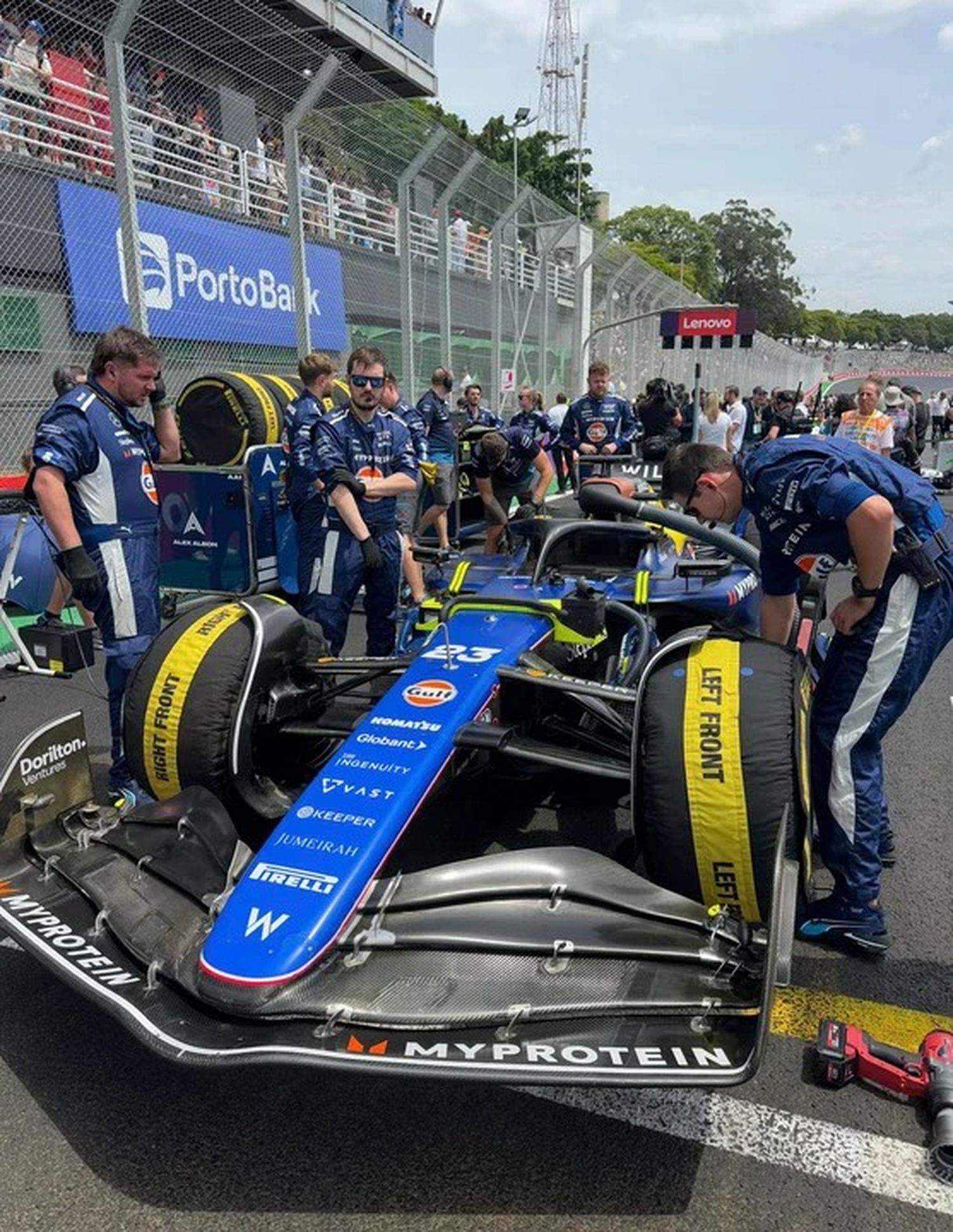 Video: así fue el choque de Franco Colapinto en la clasificación del GP de Brasil