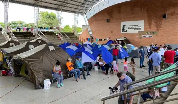 MIGRANTES atemorizados siguen llegando a Arauquita, algunos con COVID-19