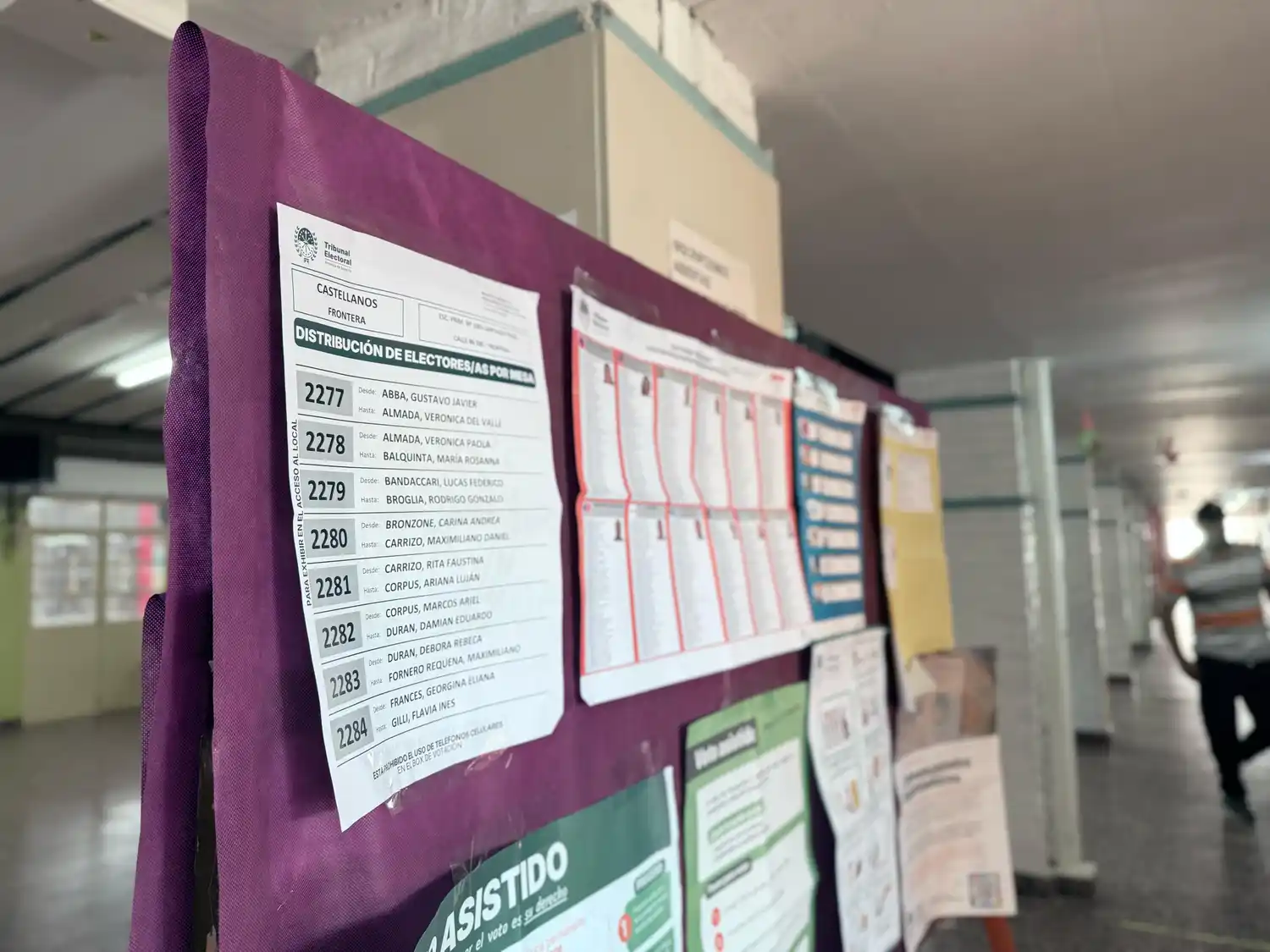 Más de 7000 están habilitadas para votar, en 3 escuelas de Frontera.