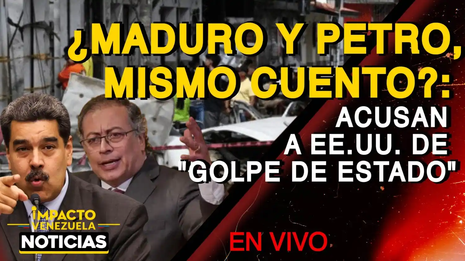 ¿MADURO y PETRO el MISMO CUENTO? Acusan a EE.UU. de golpe de Estado – VIDEO