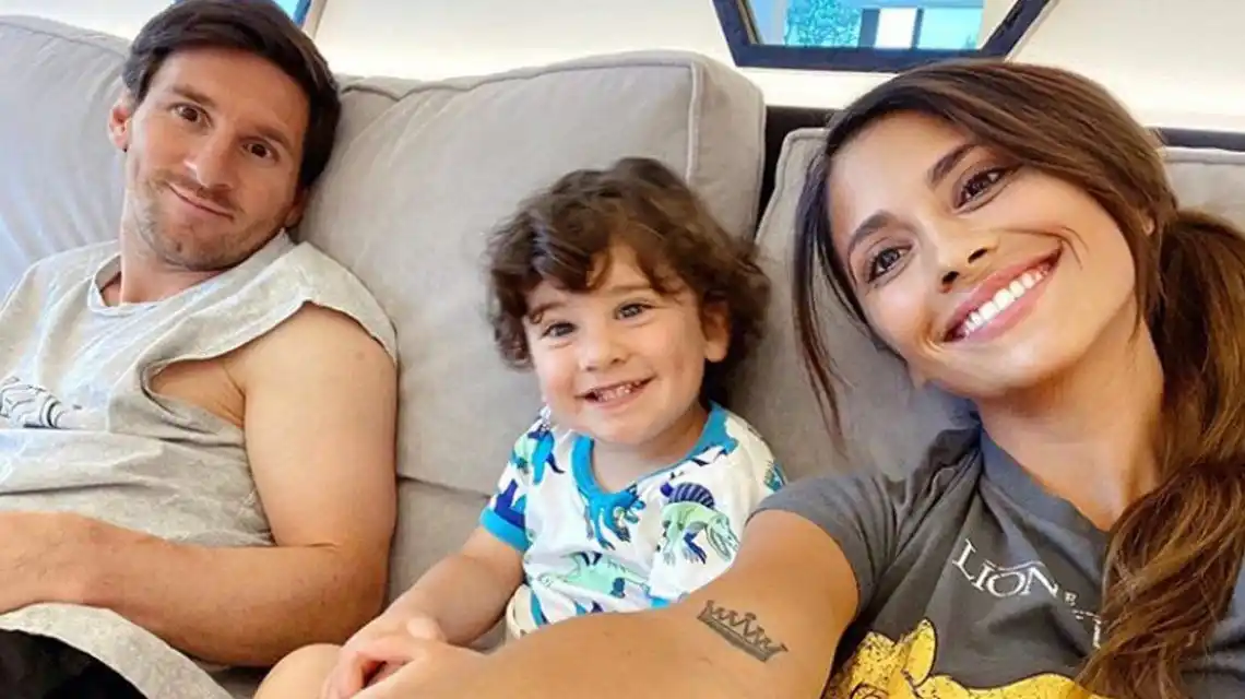 Las postales de Lionel Messi: en familia y al ritmo de Paulo Londra