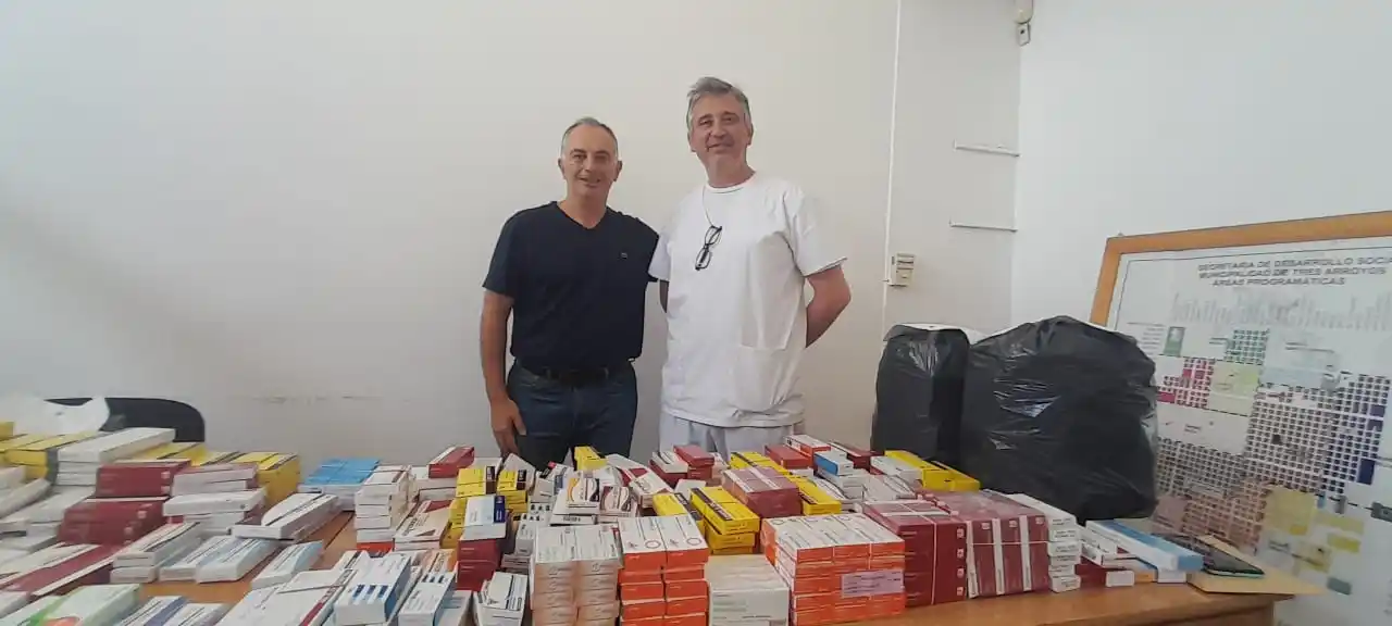 Importante donación de medicamentos