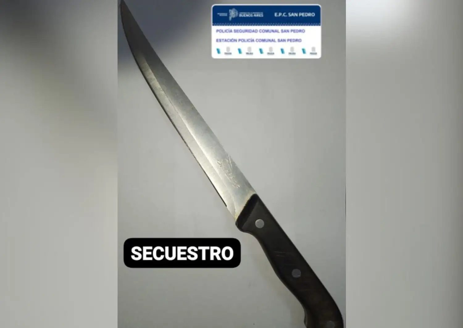 cuchillo secuestrado