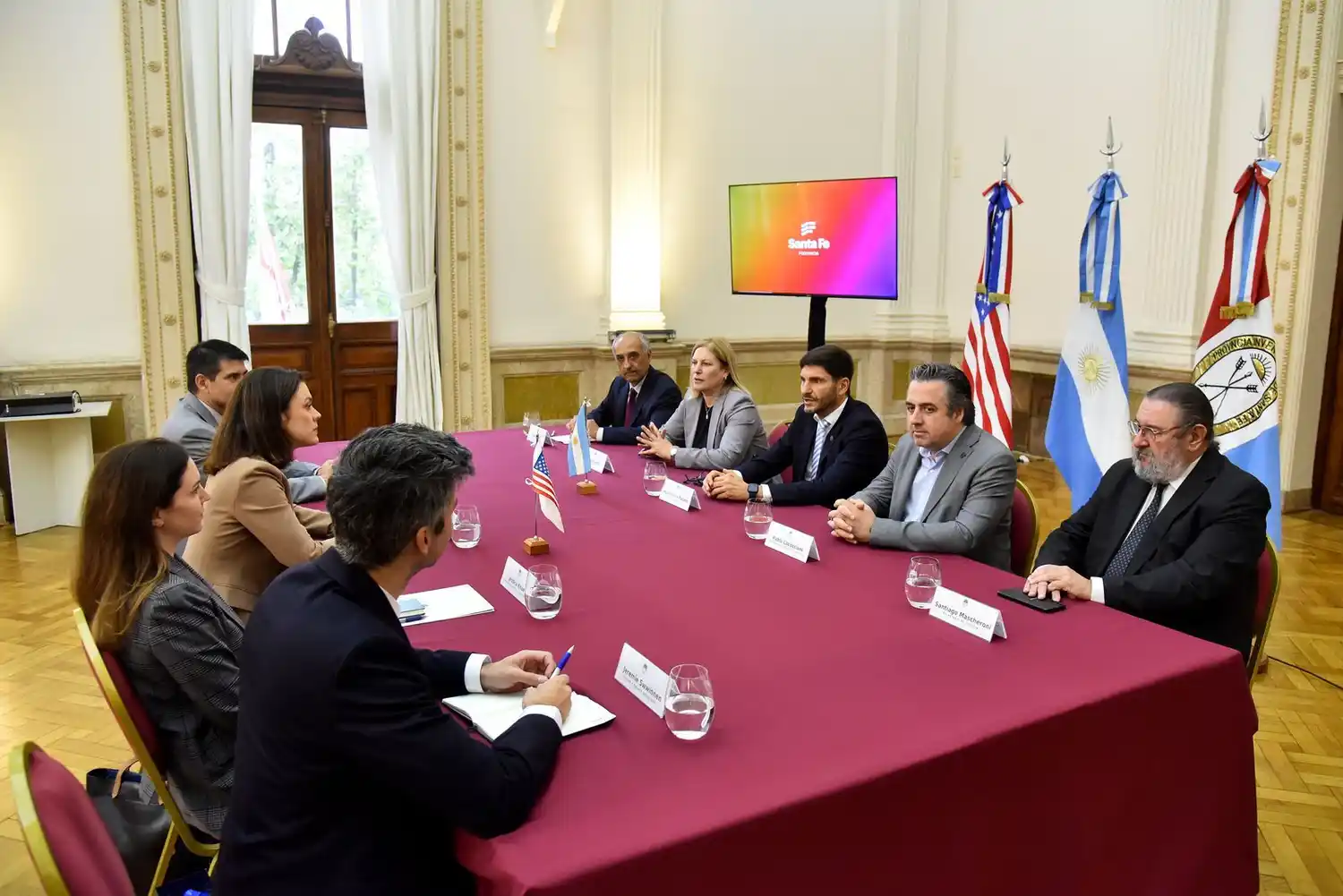 Pullaro se reunió con la embajadora interina de los Estados Unidos en Argentina