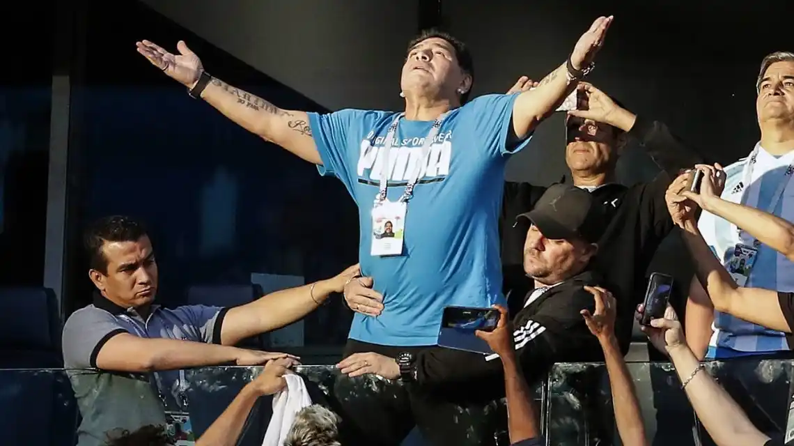 Maradona encontró al autor del audio de su falsa muerte