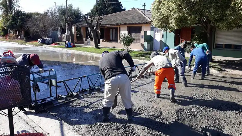 Balcarce: se iniciaron las taras de pavimentación por administración