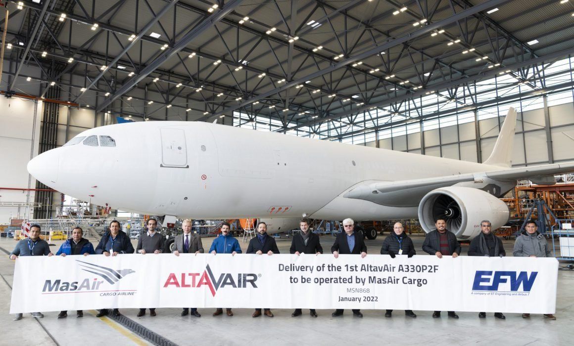 MasAir Cargo takes delivery of the first Airbus A330 converted into freighter in Latin America