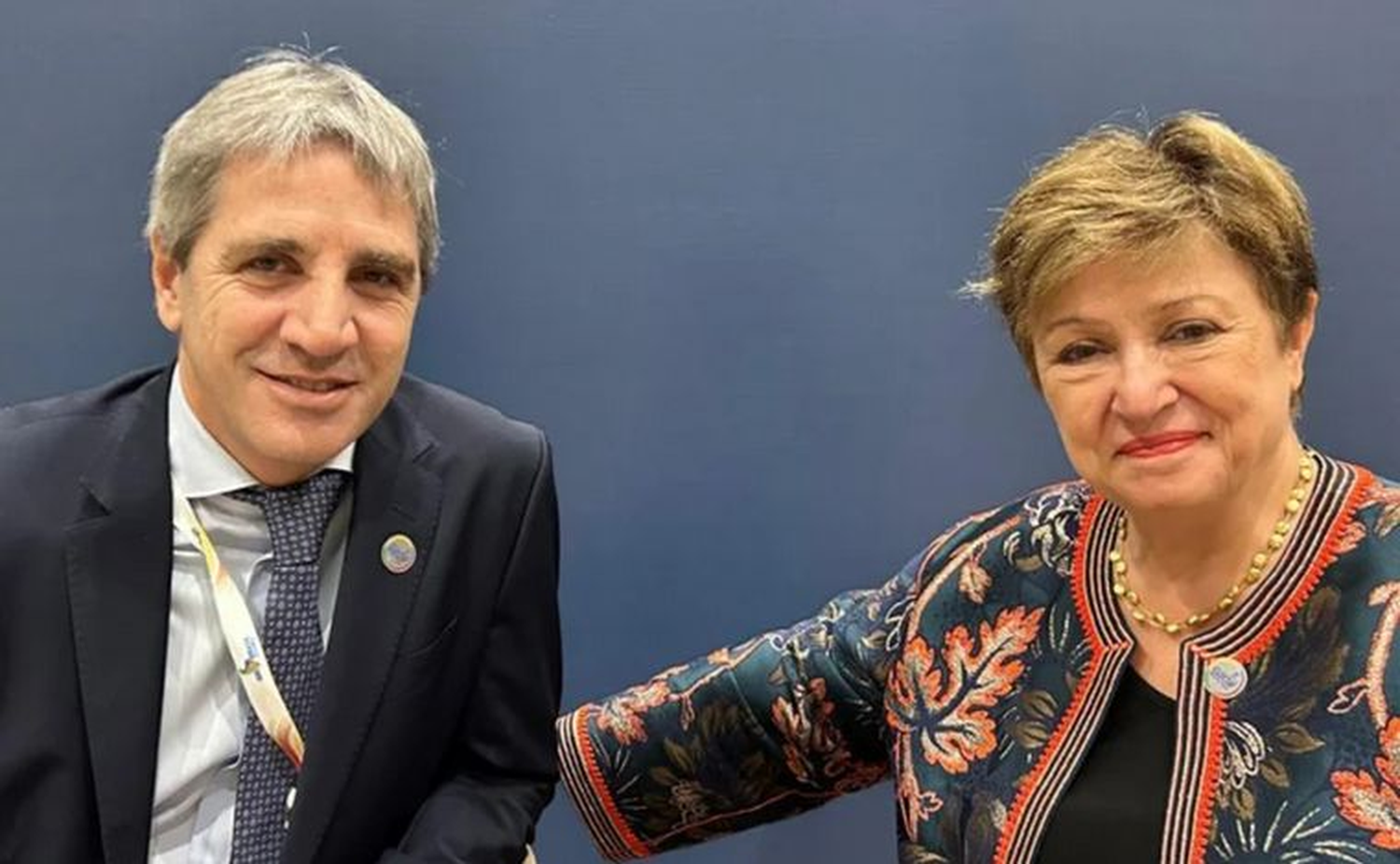 Georgieva tras reunirse con Caputo: “Estamos comprometidos a apoyar los esfuerzos del Gobierno”