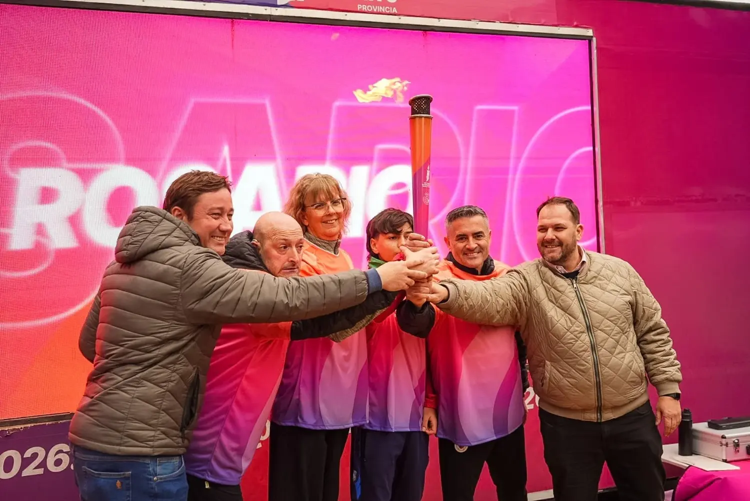 San Jorge recibió la Antorcha y celebró el espíritu de Santa Fe 2026
