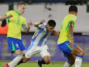 Argentina y Brasil empatan y dejan abierta la definición del Sudamericano Sub 20