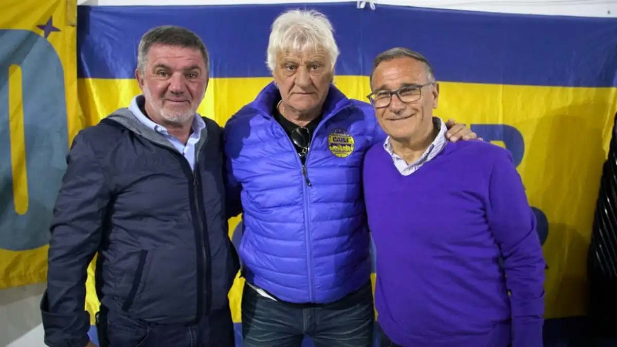 Jorge Berardi junto al 