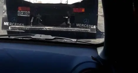 Camión que desparrama
