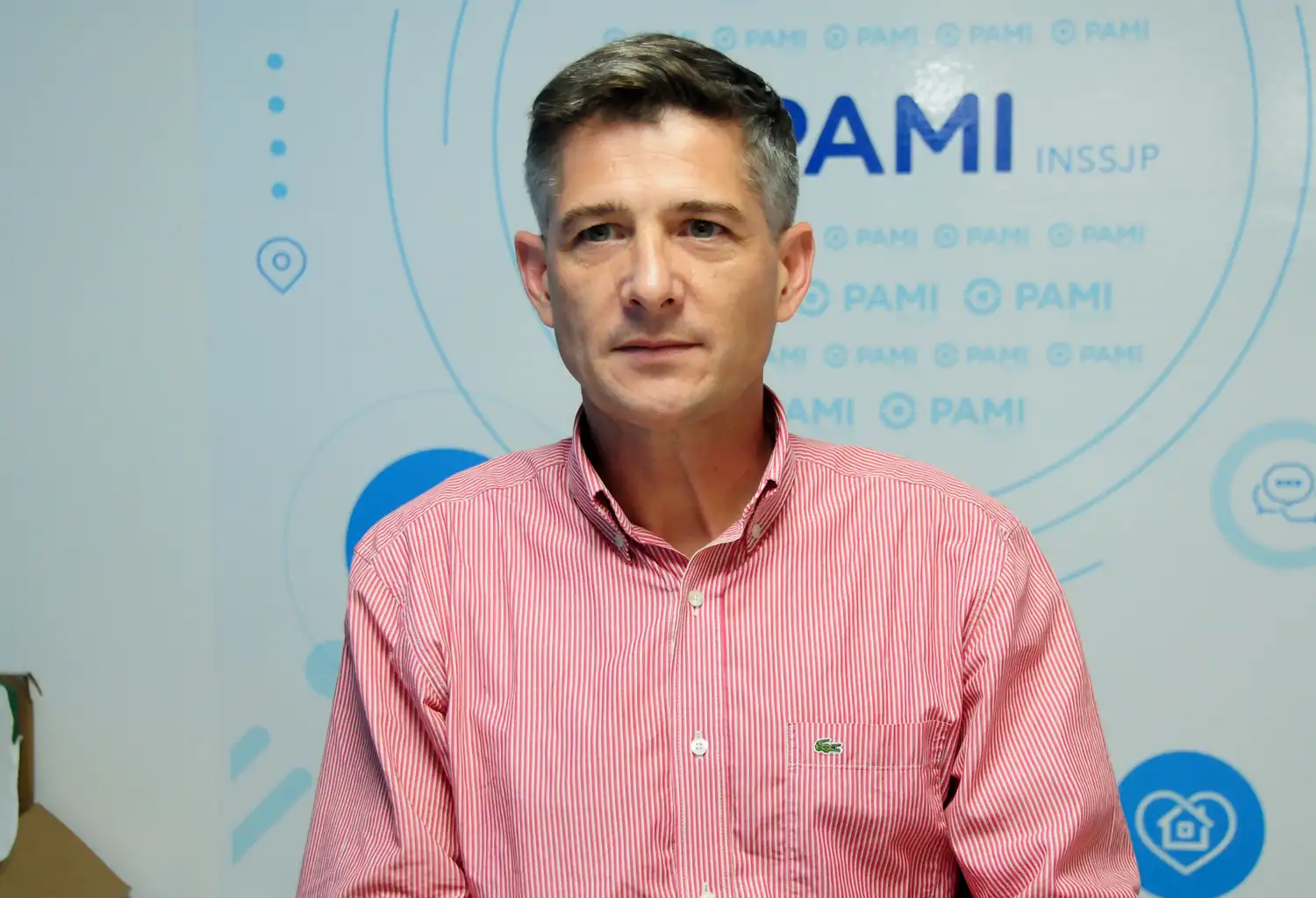 Facundo Llano, titular de la oficina local de Pami.