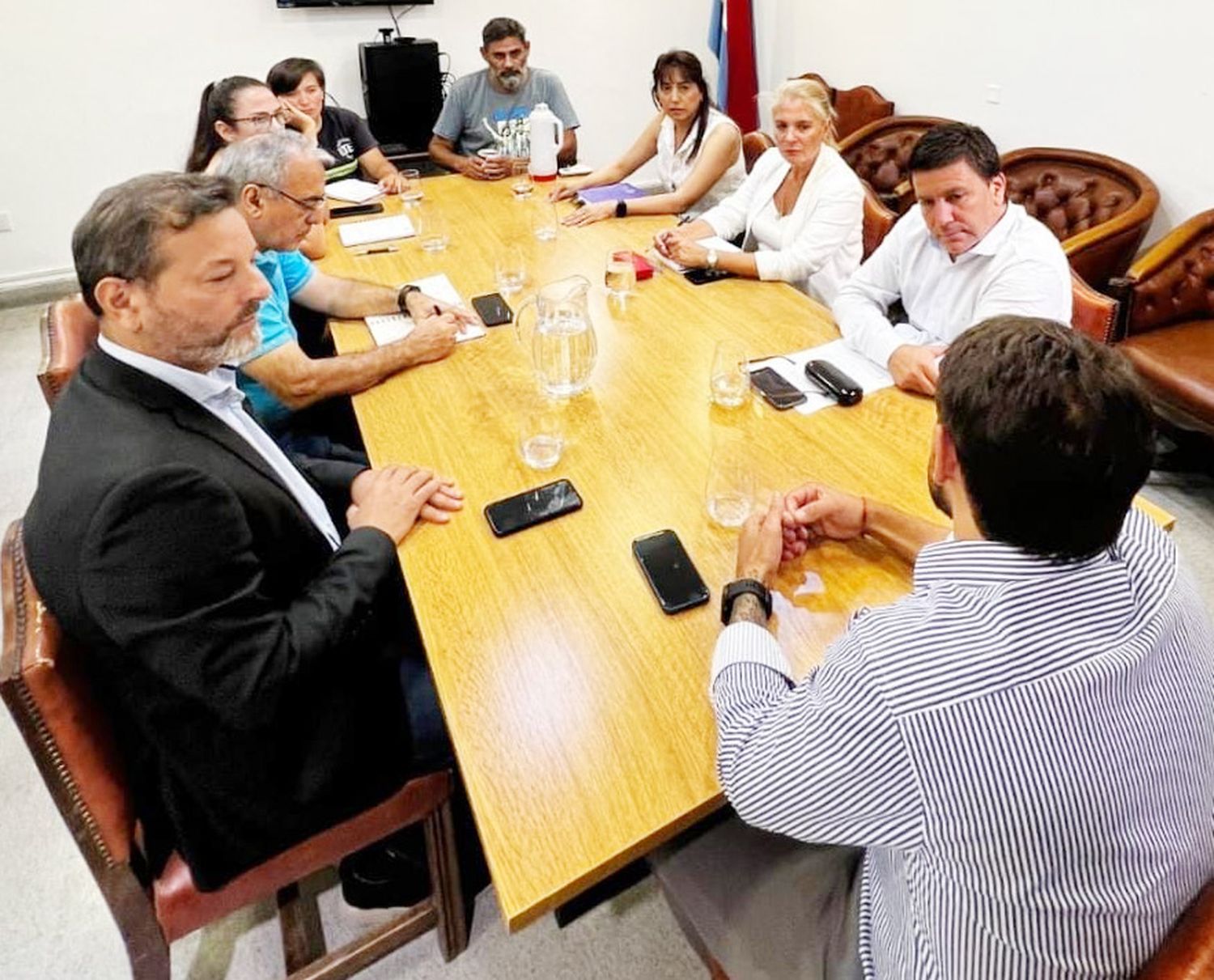 Senadores de Más para Entre Ríos recibieron  a integrantes de la Mesa contra el Hambre