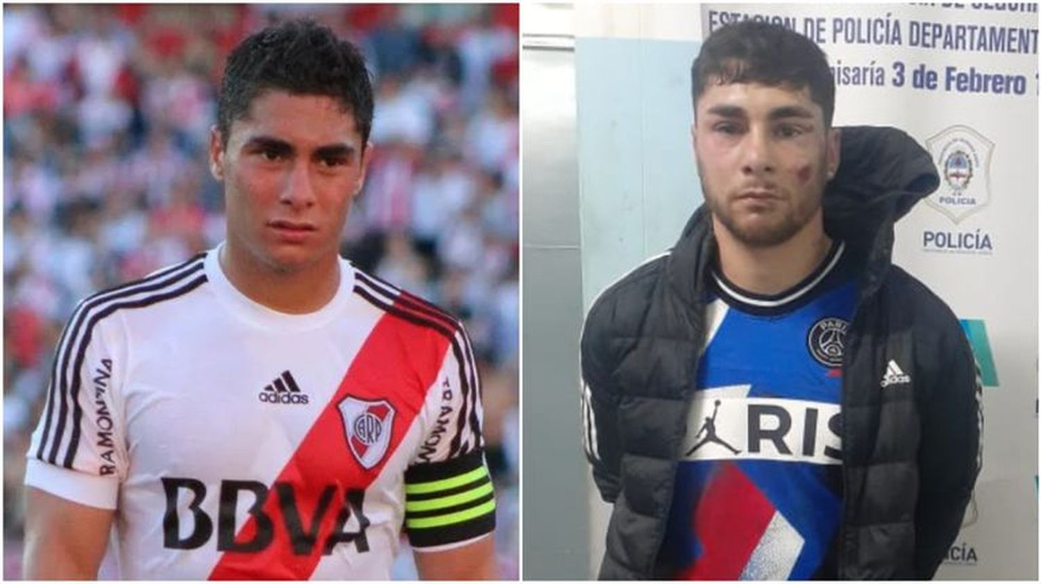 El ex futbolista de River detenido por robo dijo que padece esquizofrenia