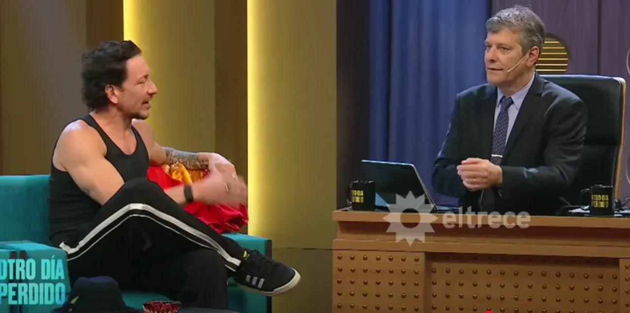 El actor estuvo invitado en "Otro día perdido"