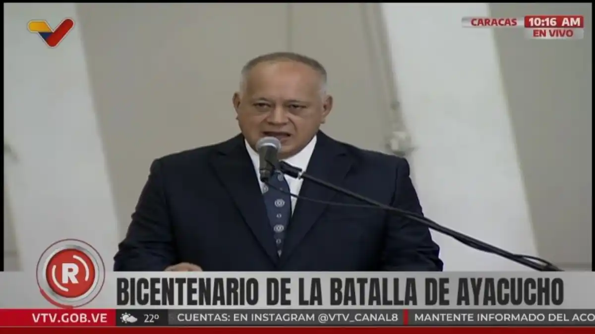 Diosdado Cabello comparó al Ejército Libertador de Ayacucho con la fusión popular-militar-policial de hoy