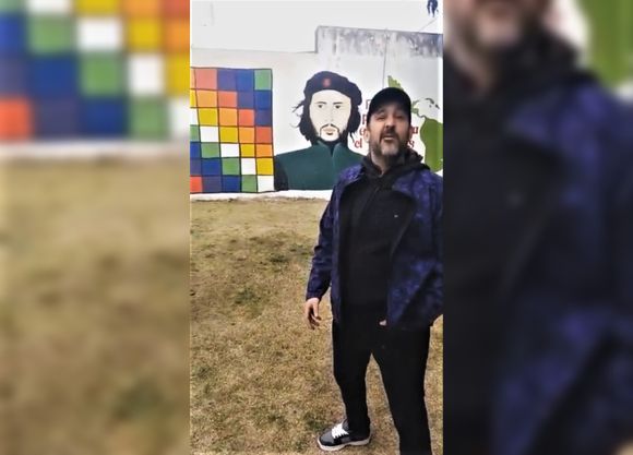 Martín Rivas cuestionó el mural en la plazoleta Che Guevara: “Es un asesino”