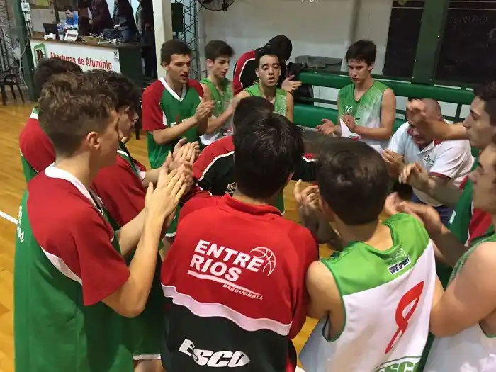Contundente estreno de Entre Ríos en el Argentino de Básquet U15