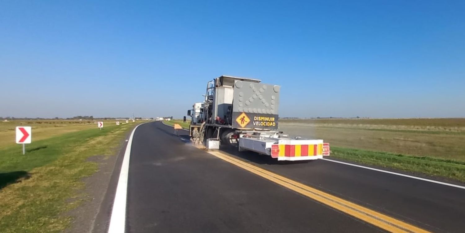 Avanza la recuperación de la ruta 7 entre La Picasa y Rufino