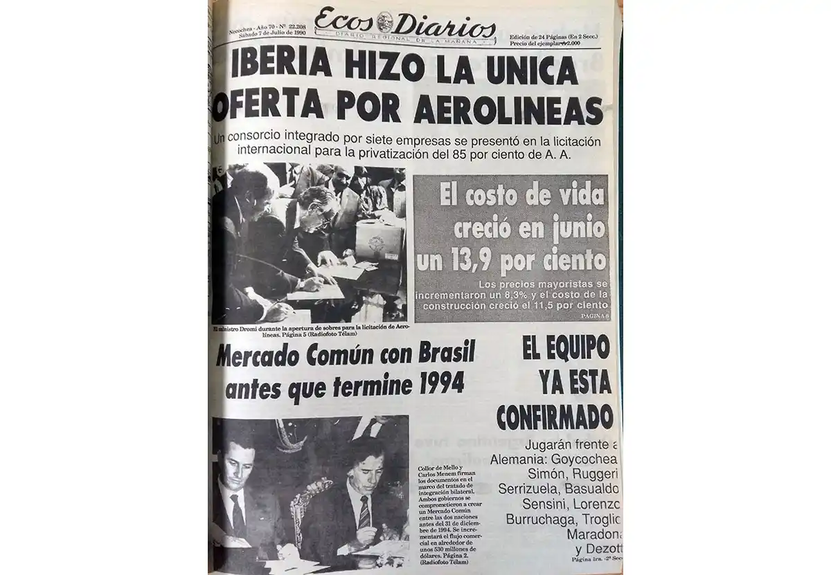 Sábado 7 de julio de 1990