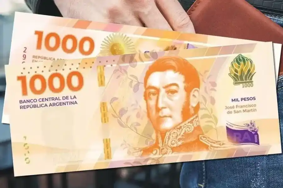 Salió el nuevo billete de $1.000 con el rostro de San Martín, el primero de la nueva serie Héroes de la Patria
