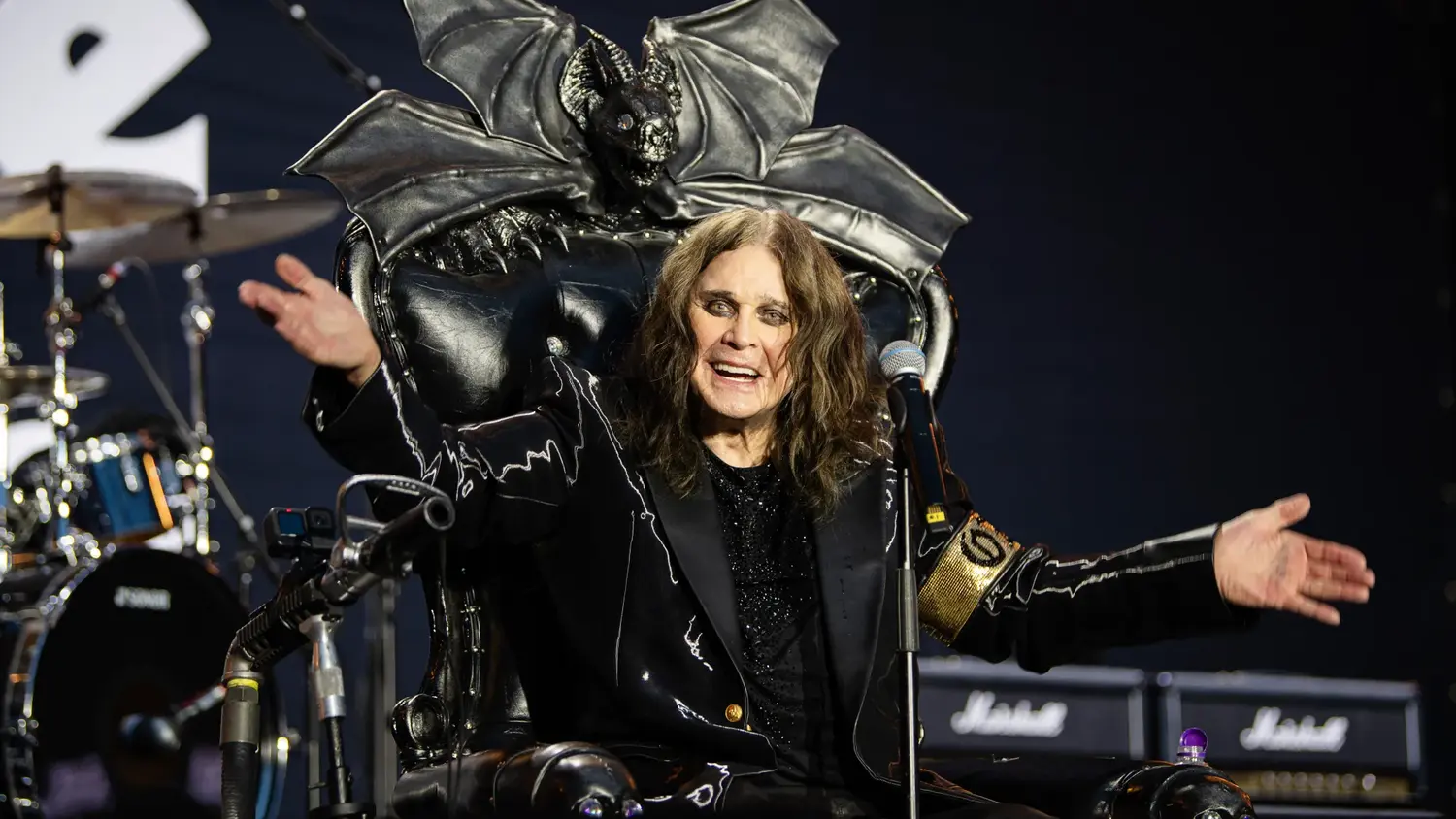 Ozzy, durante su concierto de despedida bajo el nombre "Back to the Beginning".