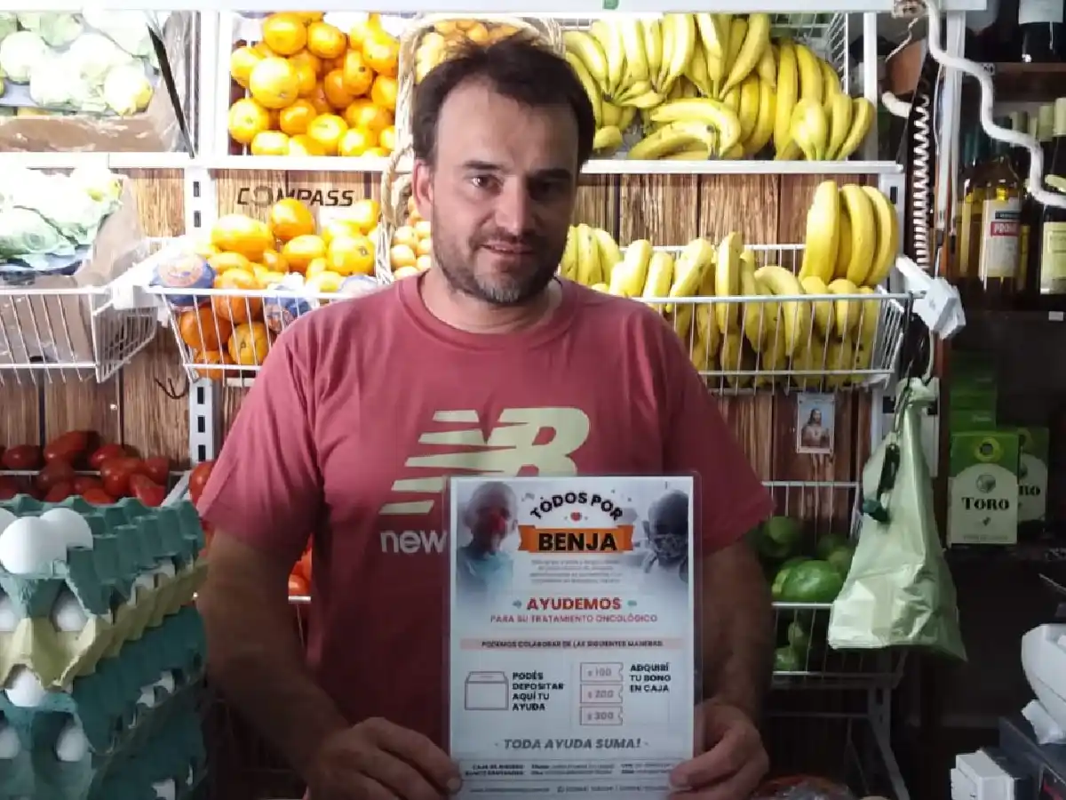 Robó una urna de la campaña por Benjamín, huyó pero la policía lo atrapó 