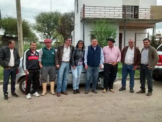 De Ángeli visitó el Departamento Islas del Ibicuy