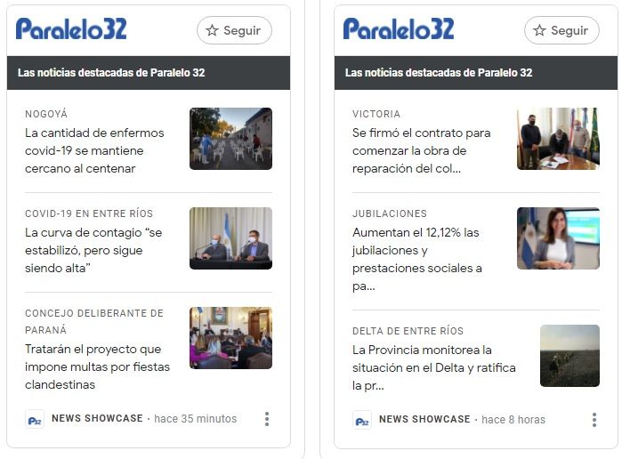 Paralelo 32 firmó un acuerdo con Google para que el contenido esté disponible en News Showcase
