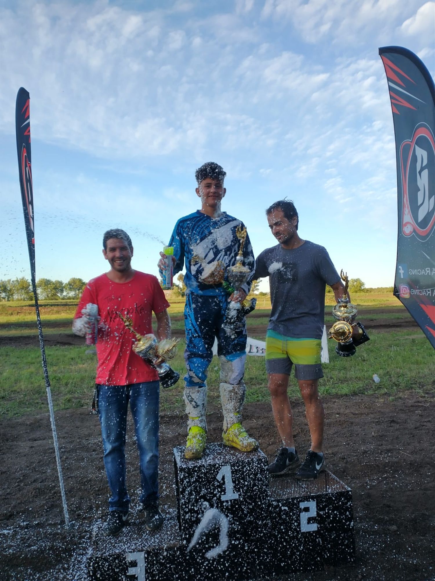 Cassiano Barrios celebró el título en el MX Zonal del Sur Santafesino