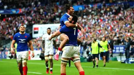 Francia dio el batacazo ante Inglaterra en París