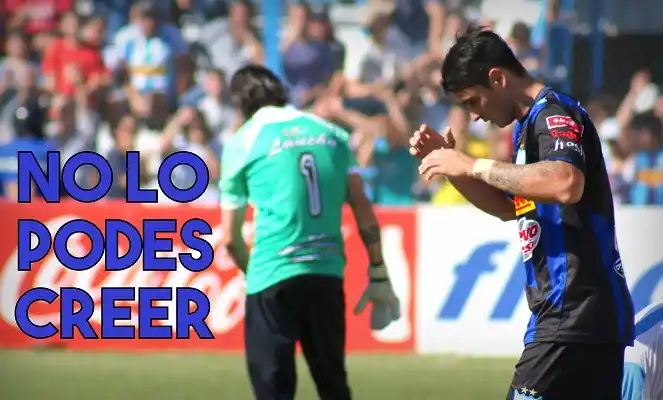 Es el goleador de Juventud y de la B Nacional, mirá el gol que se perdió