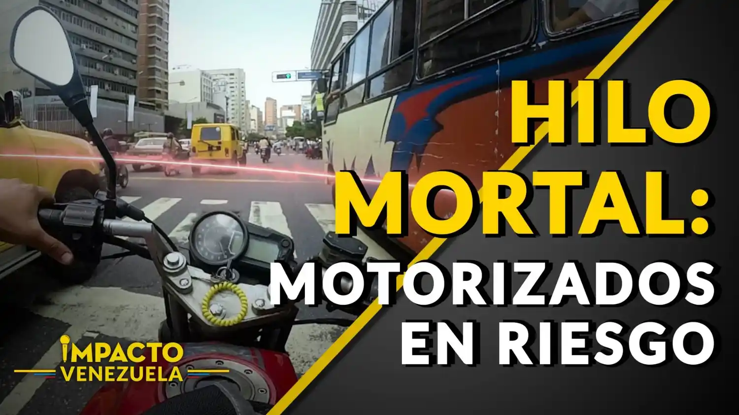 HILO MORTAL: motorizados en riesgo – VIDEO
