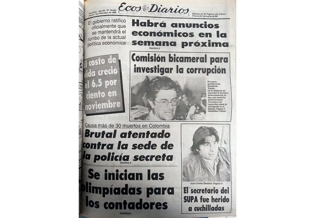 Jueves 7 de diciembre de 1989