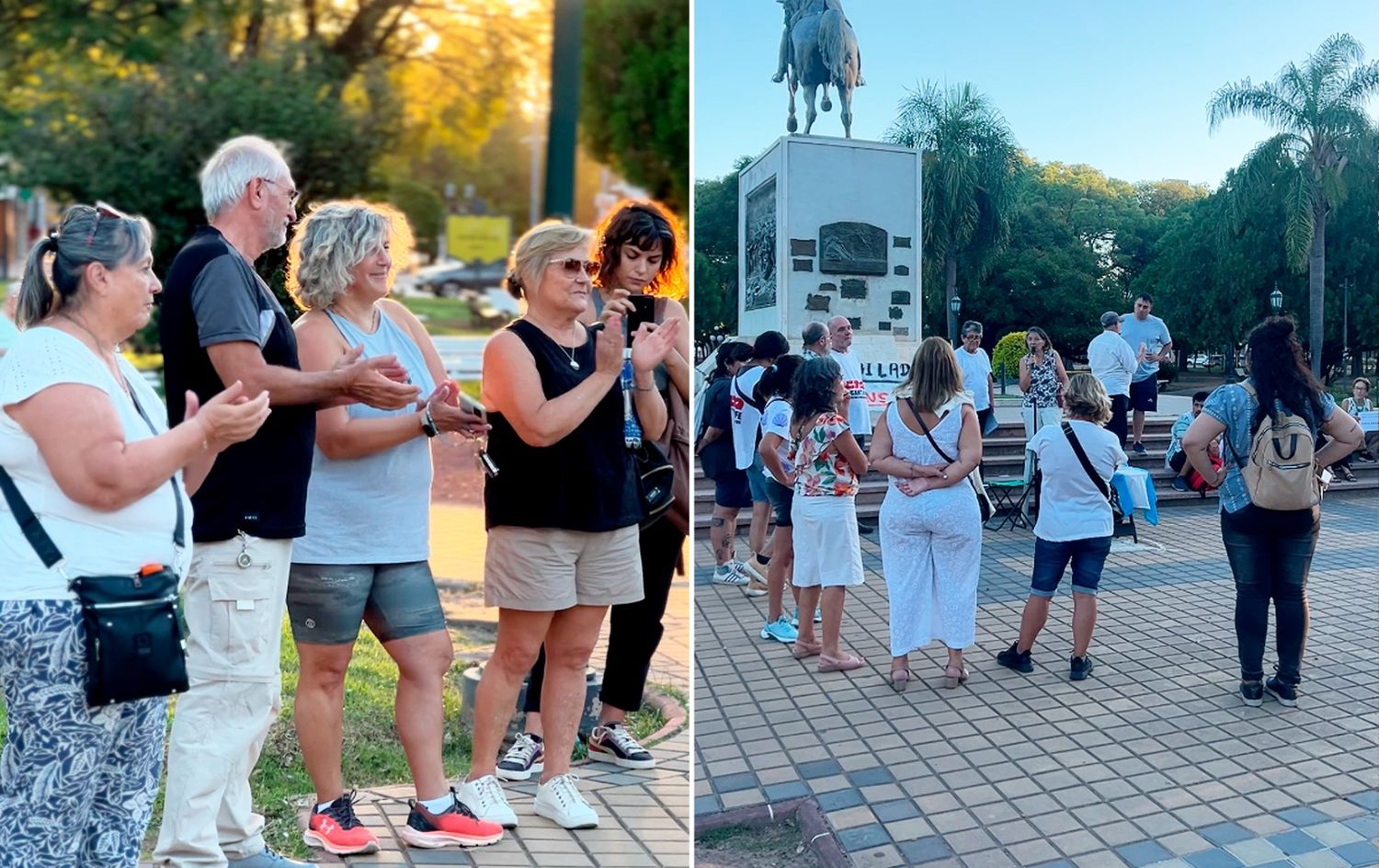 Jubiladas reclamaron en la plaza de Rafaela: “Nos están apretando, no nos alcanza ni para lo básico”