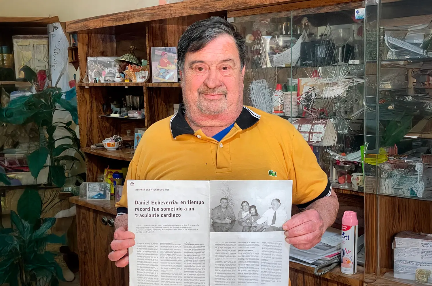 Le dijeron "te quedan 10 días de vida...", pero ya pasaron 19 años: la historia del rafaelino que renació con un nuevo corazón