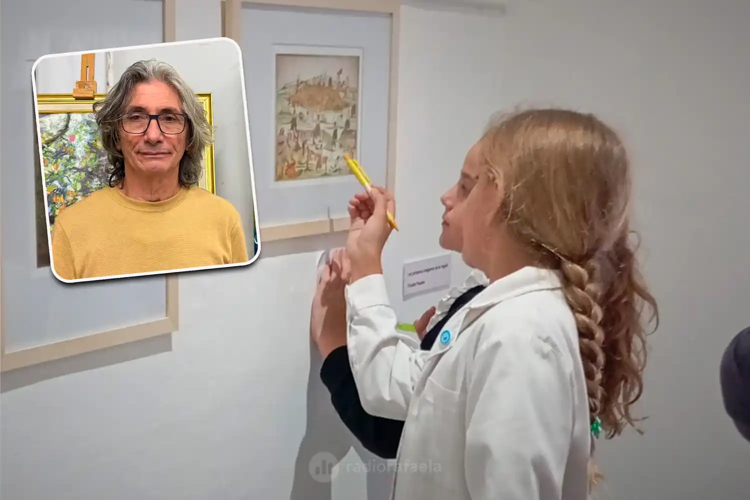 “Es para que los chicos tengan la obra original frente a ellos”: la muestra que recorre la historia en una escuela local