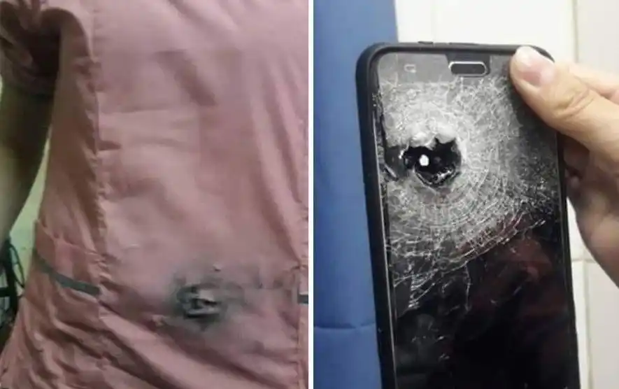 Tucumán: resistió a un asalto, le dispararon y el celular la salvó