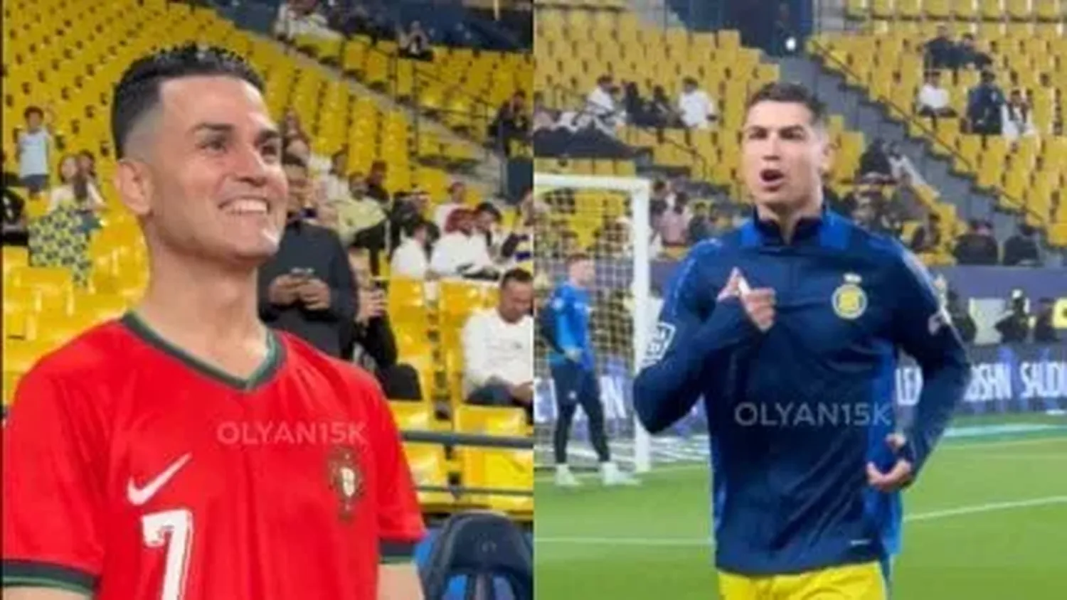 Cristiano y su doble