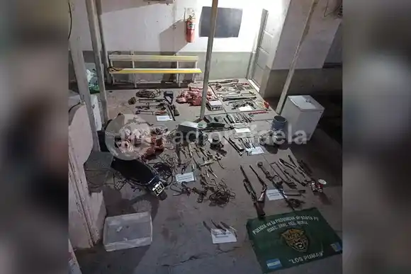 Megaoperativo con ocho detenidos y más de 100 kilos de carne secuestrada en el Norte Santafesino