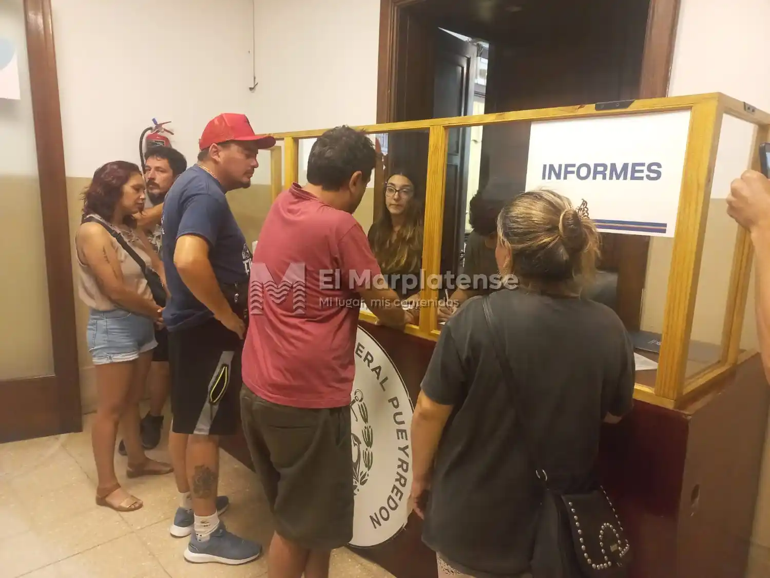 Grabois en la municipalidad de Mar del Plata.